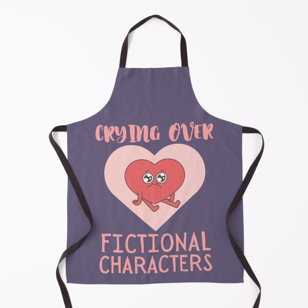 Item preview, Crying over fictional characters, cute kawaii heart crying designed and sold by BritishDelights.
