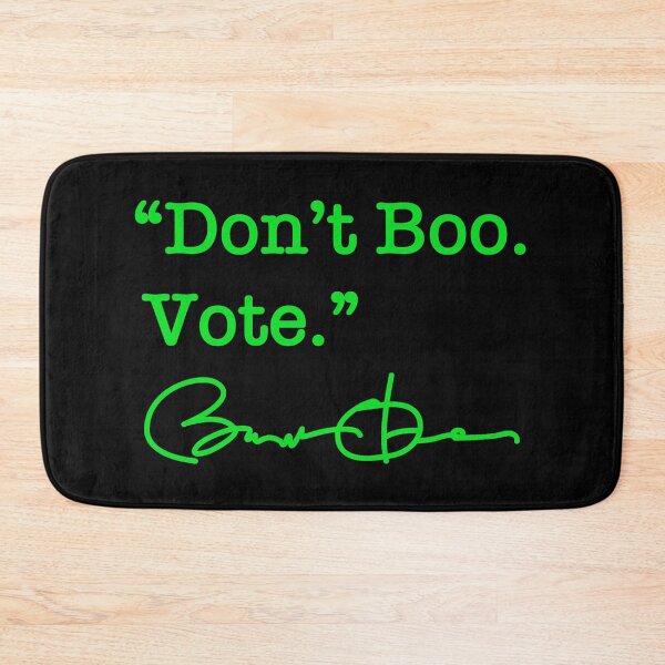 Item preview, Don't Boo Vote - Barack Obama (brat green signature) designed and sold by Thelittlelord.