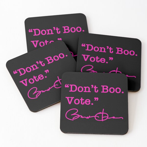 Artikelvorschau, Don't Boo Vote - Barack Obama (hot pink signature) entworfen und verkauft von Thelittlelord.