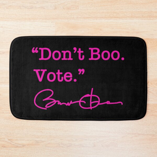 Item preview, Don't Boo Vote - Barack Obama (hot pink signature) designed and sold by Thelittlelord.