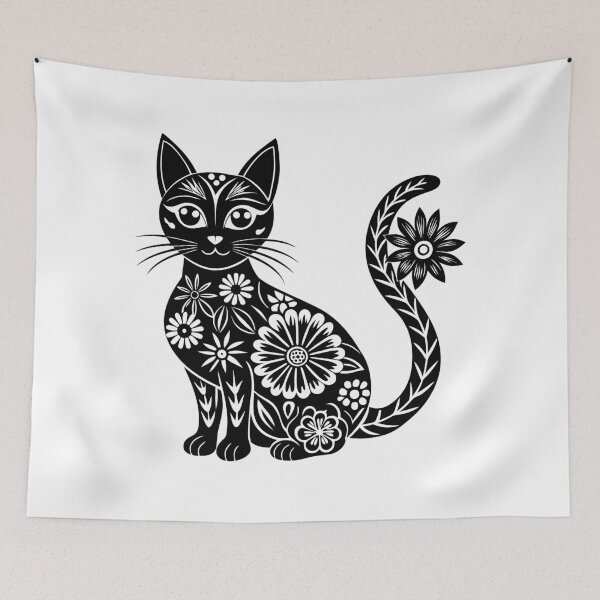 Item preview, cat flower  designed and sold by jkrphoto.