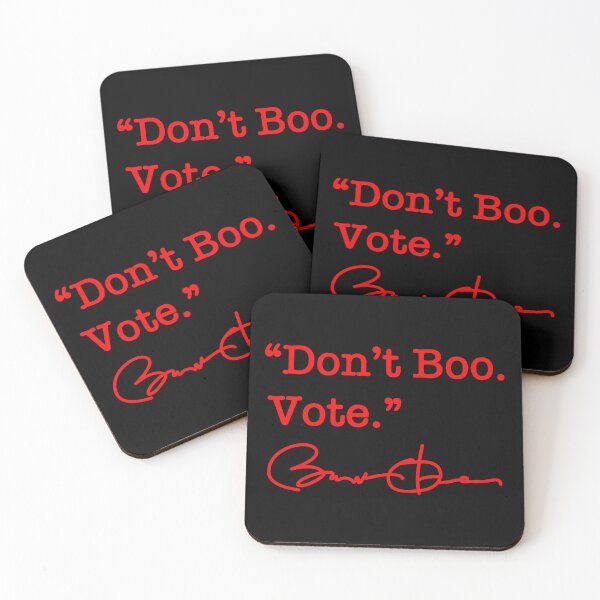 Artikelvorschau, Don't Boo Vote - Barack Obama (red signature) entworfen und verkauft von Thelittlelord.