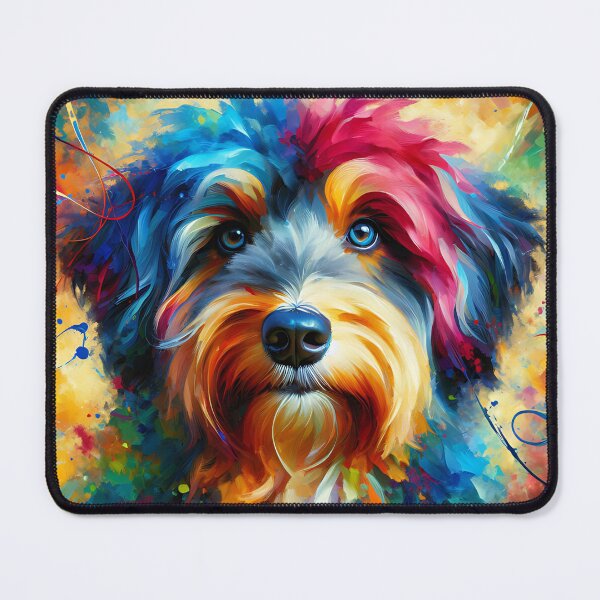 Item preview, Aussiedoodle Dog Acrylic Print Pet Portrait Pet Lovers designed and sold by Puppy Puzzles Plus.