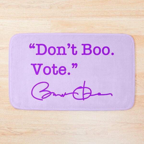 Item preview, Don't Boo Vote - Barack Obama (purple signature) designed and sold by Thelittlelord.