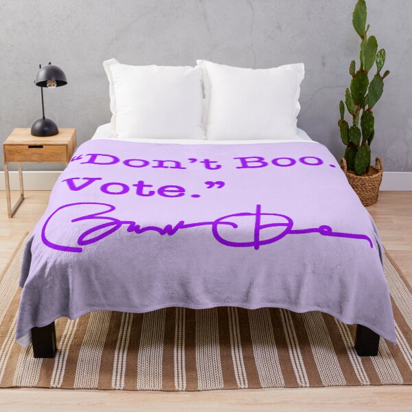 Item preview, Don't Boo Vote - Barack Obama (purple signature) designed and sold by Thelittlelord.
