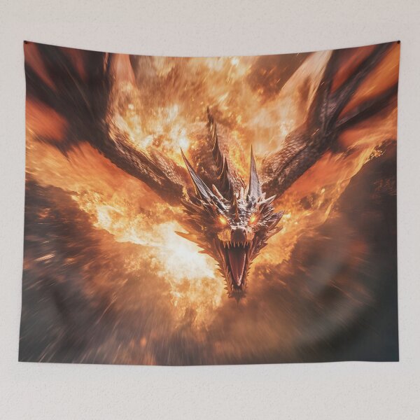 Item preview, Fury of the Fire-Breathing Dragon designed and sold by AI-Only Creations.