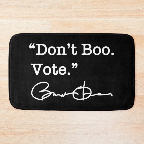 Item preview, Don't Boo Vote - Barack Obama (white signature) designed and sold by Thelittlelord.