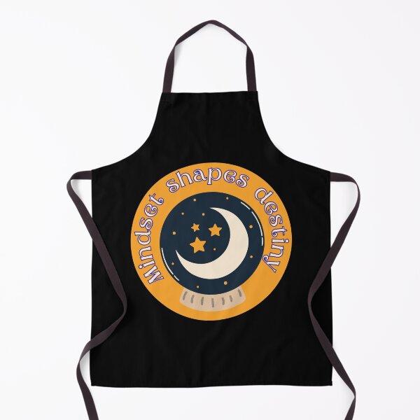 Item preview, Mindset shapes destiny, moon and stars in crystal ball designed and sold by BritishDelights.