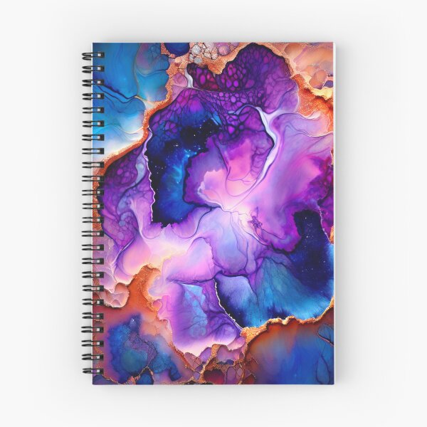 Item preview, Vibrant Purple and Blue Geode Pattern designed and sold by BirdsnStuff.