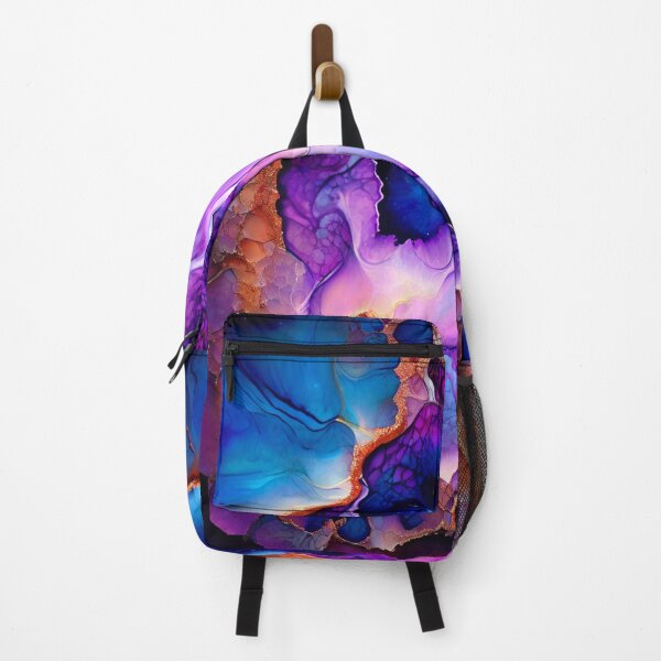 Item preview, Vibrant Purple and Blue Geode Pattern designed and sold by BirdsnStuff.