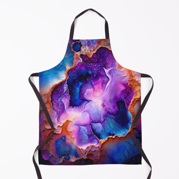 Item preview, Vibrant Purple and Blue Geode Pattern designed and sold by BirdsnStuff.