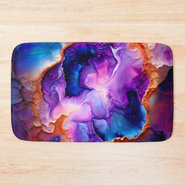 Item preview, Vibrant Purple and Blue Geode Pattern designed and sold by BirdsnStuff.