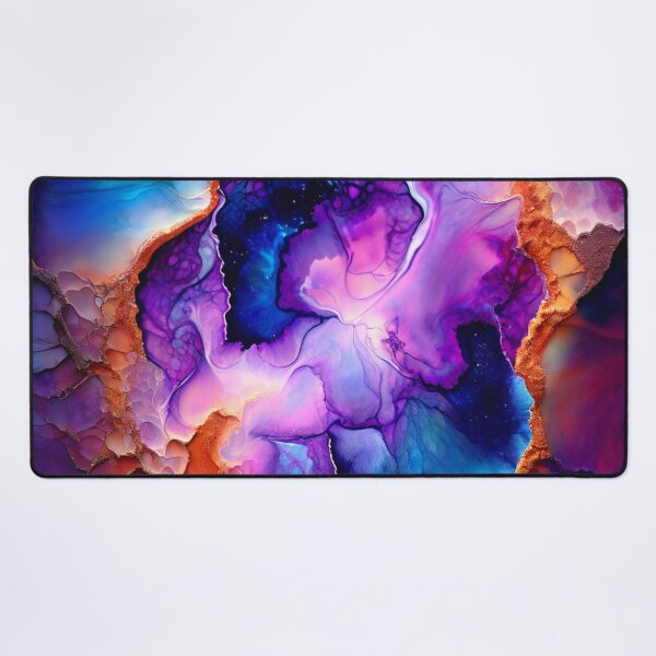 Item preview, Vibrant Purple and Blue Geode Pattern designed and sold by BirdsnStuff.