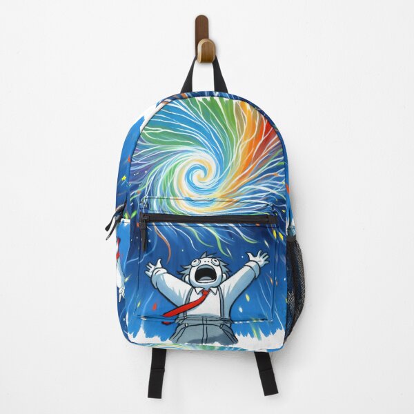 Item preview, Crazy Man with Colorful Swirl in the Sky designed and sold by Slick-Waffles.