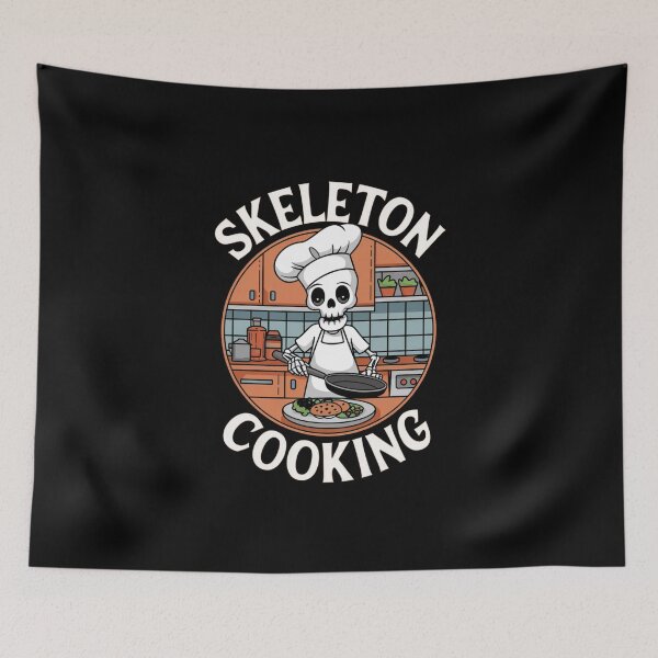 Item preview, Skeleton Cooking Funny Gifts For Chefs designed and sold by MikeKart.