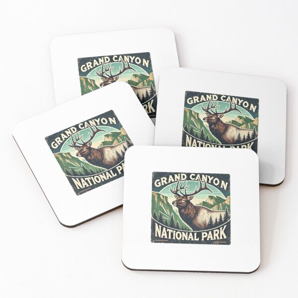 Item preview, Grand Canyon National Park with deer designed and sold by ykpaintings.