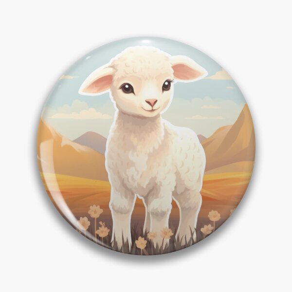 Item preview, Cute lamb // little lamb // flowers // majestic // lamb poster // baby lamb designed and sold by SMARTKIT  DESIGNAGENCY.