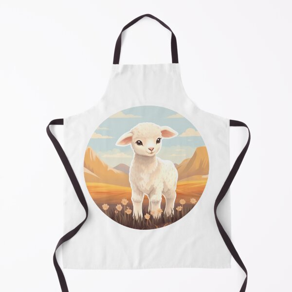 Item preview, Cute lamb // little lamb // flowers // majestic // lamb poster // baby lamb designed and sold by SMARTKIT DESIGNAGENCY.