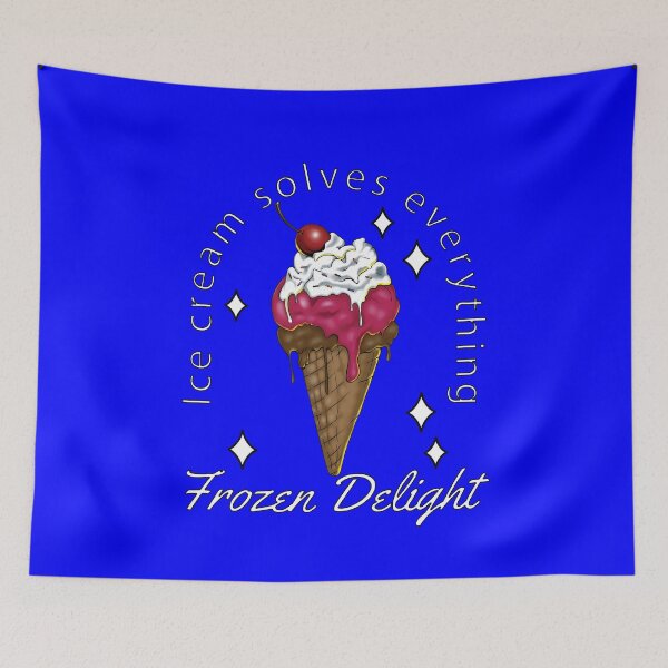 Item preview, Funny Ice Cream Ice Cream Solves Everything Frozen Delight designed and sold by fantasticdesign.