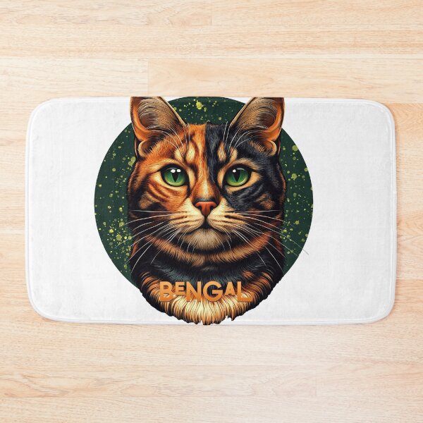 Item preview, Diseño de camisetas con impresiones de carteles: razas de gatos: Bengala designed and sold by ForeverPrintsOK.