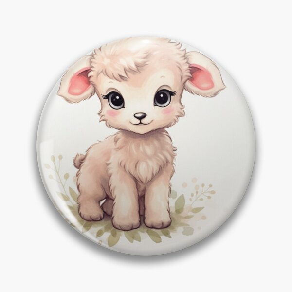 Item preview, Cute lamb // little lamb // flowers // majestic // lamb poster // baby lamb designed and sold by SMARTKIT  DESIGNAGENCY.