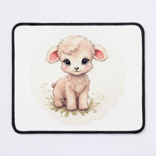 Item preview, Cute lamb // little lamb // flowers // majestic // lamb poster // baby lamb designed and sold by SMARTKIT DESIGNAGENCY.