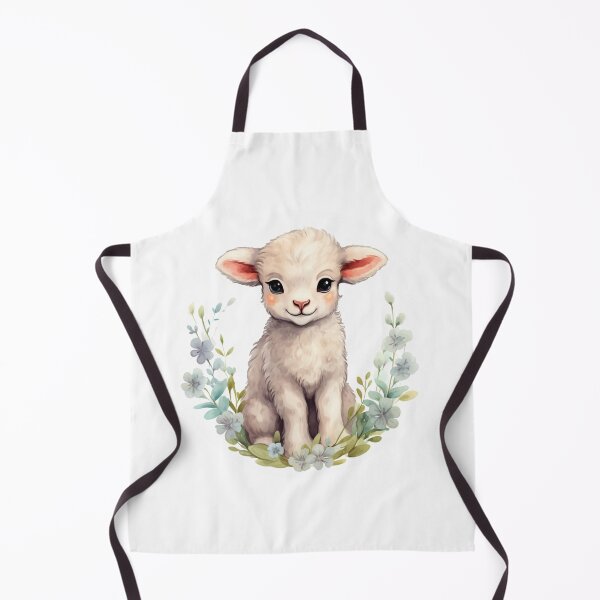 Item preview, Cute lamb // little lamb // flowers // majestic // lamb poster // baby lamb designed and sold by SMARTKIT  DESIGNAGENCY.