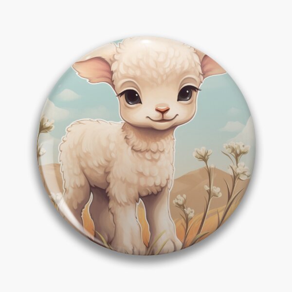 Item preview, Cute lamb // little lamb // flowers // majestic // lamb poster // baby lamb designed and sold by SMARTKIT  DESIGNAGENCY.
