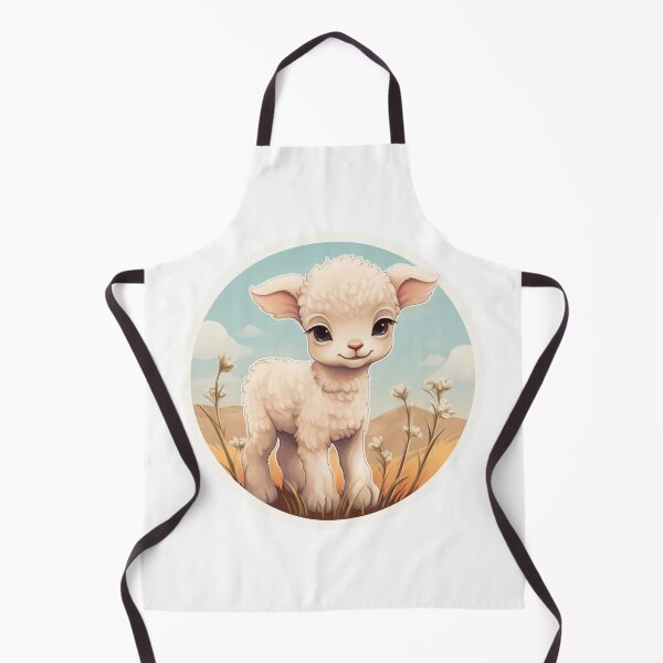 Item preview, Cute lamb // little lamb // flowers // majestic // lamb poster // baby lamb designed and sold by SMARTKIT DESIGNAGENCY.