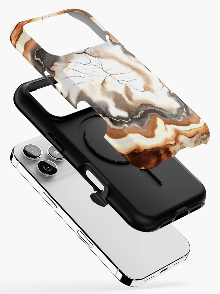 Thumbnail 2 of 4, iPhone Case, Rustic Earth Geode Pattern designed and sold by BirdsnStuff.