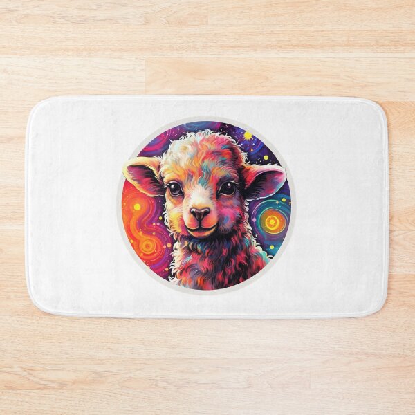 Item preview, Cute lamb // little lamb // flowers // majestic // lamb poster // baby lamb designed and sold by SMARTKIT  DESIGNAGENCY.