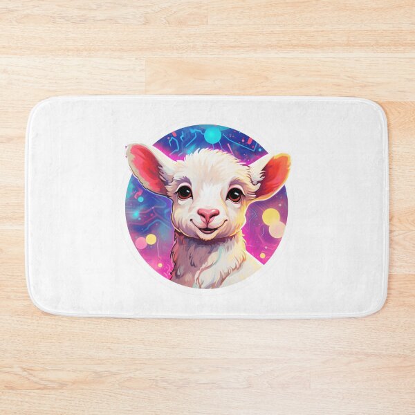 Item preview, Cute lamb // little lamb // flowers // majestic // lamb poster // baby lamb designed and sold by SMARTKIT  DESIGNAGENCY.