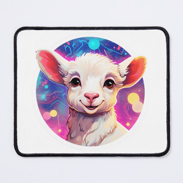 Item preview, Cute lamb // little lamb // flowers // majestic // lamb poster // baby lamb designed and sold by SMARTKIT  DESIGNAGENCY.