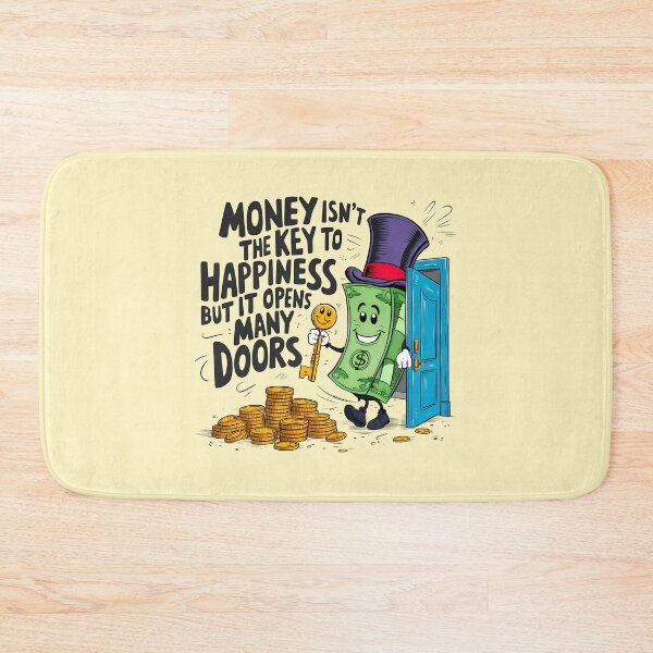 Item preview, Money isn`t the Key to Happiness But it Opens Many Doors designed and sold by Second Draft Visuals.