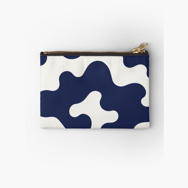 Item preview, A cowhide pattern Design with deep navy blue and white patches.  designed and sold by HEMRO.