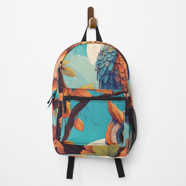 Item preview, Colorful Owl in a Forest designed and sold by ArtsyWishesShop.