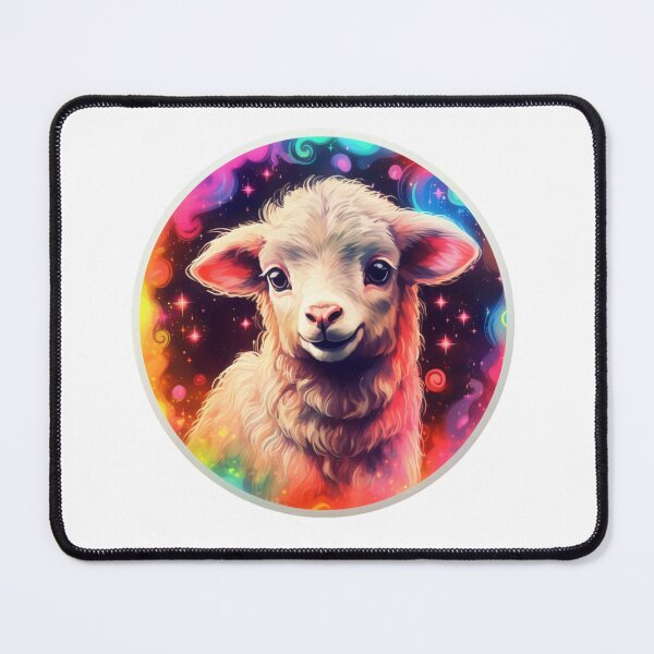 Item preview, Cute lamb // little lamb // flowers // majestic // lamb poster // baby lamb designed and sold by SMARTKIT DESIGNAGENCY.