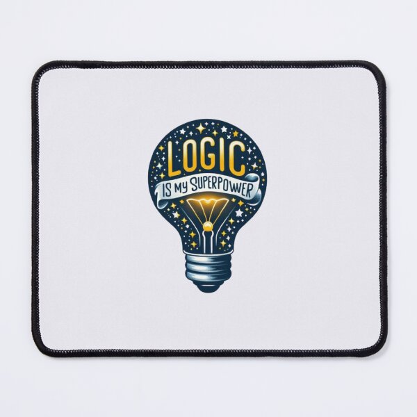 Item preview,  Logic is my super power designed and sold by Monem-RASH.