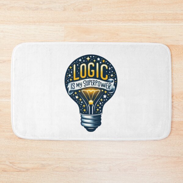 Item preview,  Logic is my super power designed and sold by Monem-RASH.