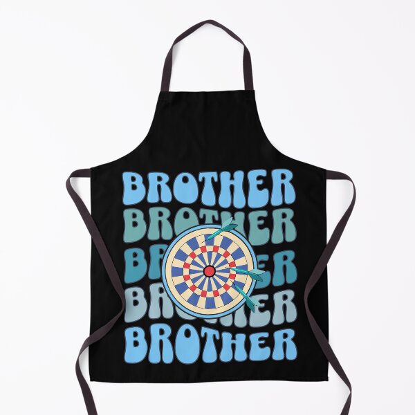 Artikelvorschau, Brother-Design im Vintage-Retro-Groovy-Stil und Dartscheibe entworfen und verkauft von BritishDelights.