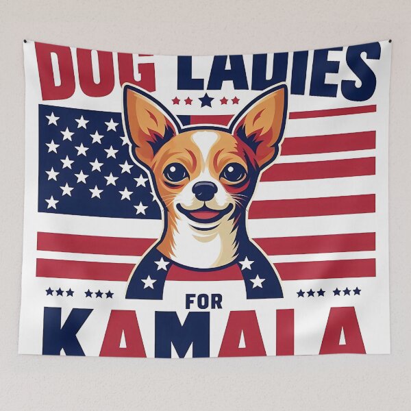 Item preview, Dog ladies for Kamala Harris designed and sold by Waseemkhan86.