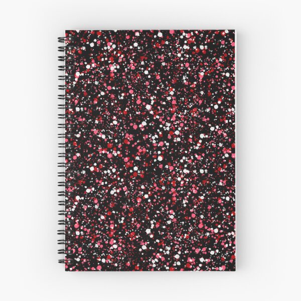Item preview, Speckles - red night designed and sold by marialindemann.