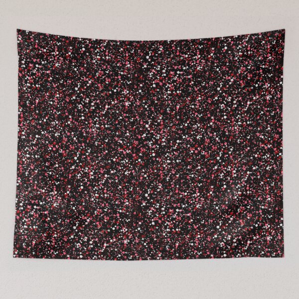 Item preview, Speckles - red night designed and sold by marialindemann.