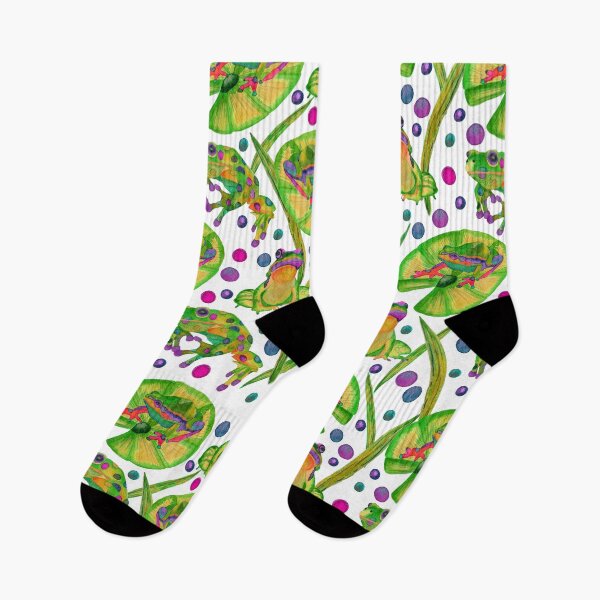 Item preview, Frogs-Yellow&Purple designed and sold by deblevart.