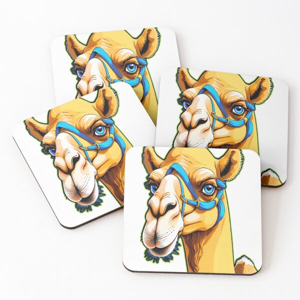 Item preview, Cartoon camel design with blue eyes designed and sold by MoArtShop.