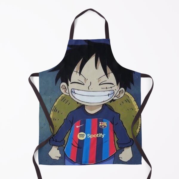 Item preview, Monkey D. Luffy Wearing FC Barcelona Jersey - Manga and Football Design designed and sold by NexusMall.