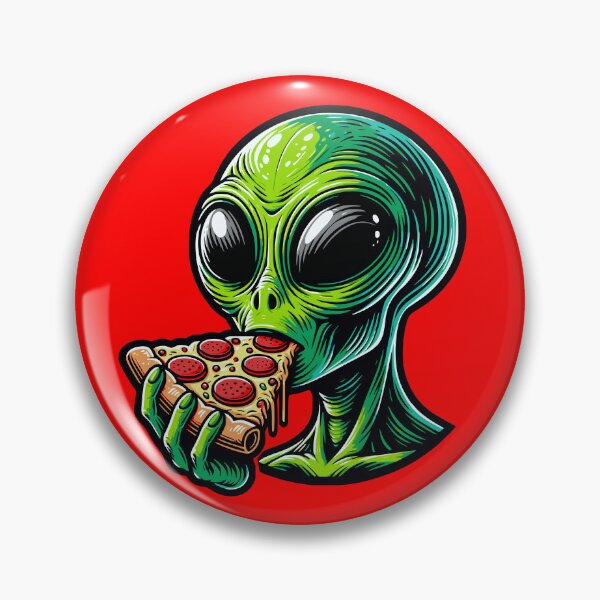 Item preview, Alien like Pizza designed and sold by roswellboutique.