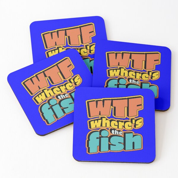 Item preview, Sarcastic Funny Fishing Fanatic Fishermen WTF Where’s The Fish designed and sold by fantasticdesign.