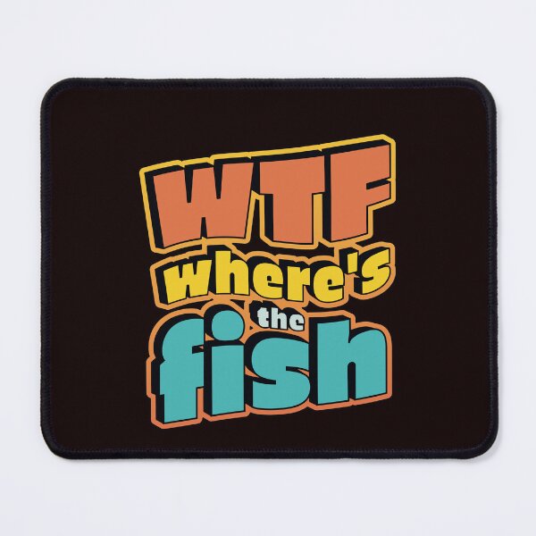 Item preview, Sarcastic Funny Fishing Fanatic Fishermen WTF Where’s The Fish designed and sold by fantasticdesign.