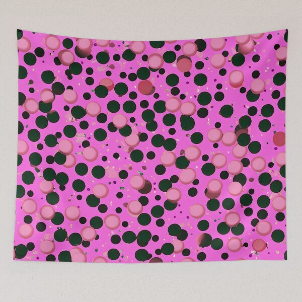 Item preview, Dynamic Colorful Polka Dots Pattern Artistic Vibrant Design Background  designed and sold by Rostislav Bouda.